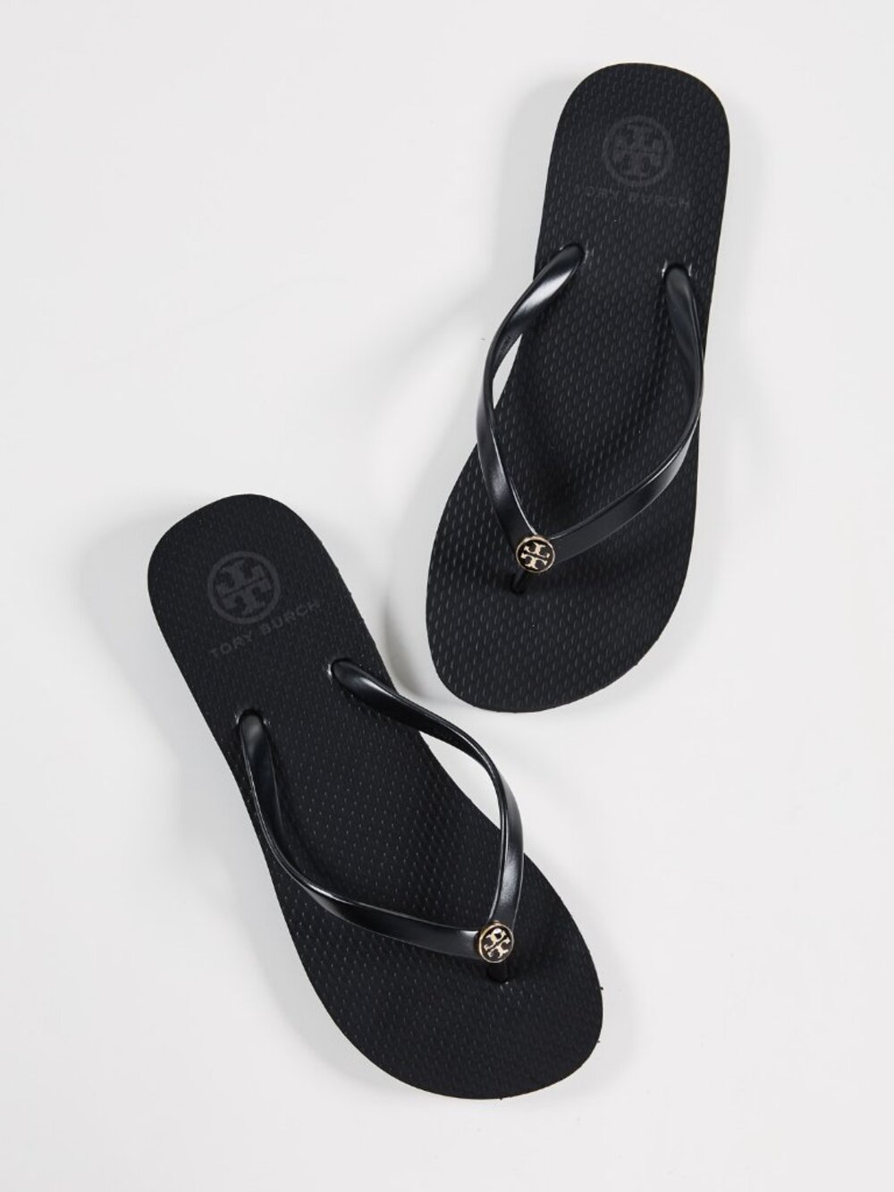 Tory Burch Thin Flip Flops Black, 8 - Picture 4 of 8